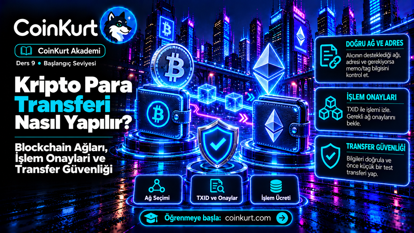 Kripto Para Transferi: Ağ Seçimi, Onaylar ve Güvenlik