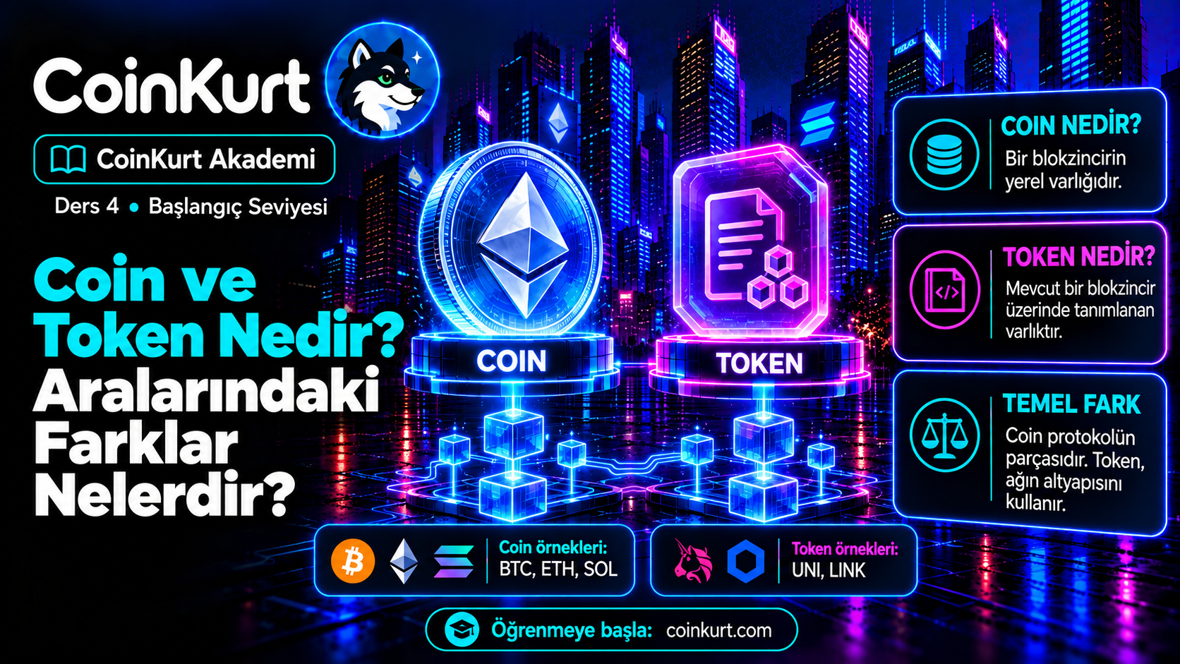 Coin ve Token Nedir? Aralarındaki Farklar Nelerdir?