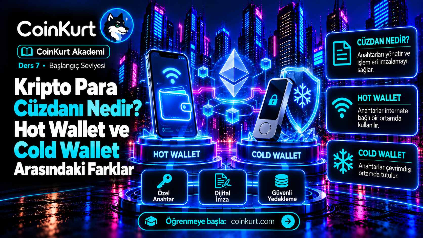Kripto Para Cüzdanı Nedir? Hot Wallet ve Cold Wallet Farkları
